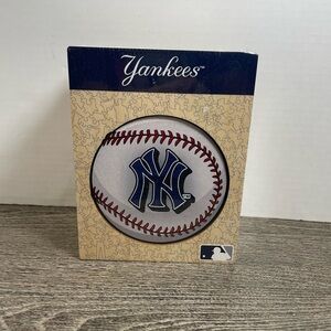 NY Yankees Puzzle with Logo wooden. 270 pieces. NEW sealed box. Iconic